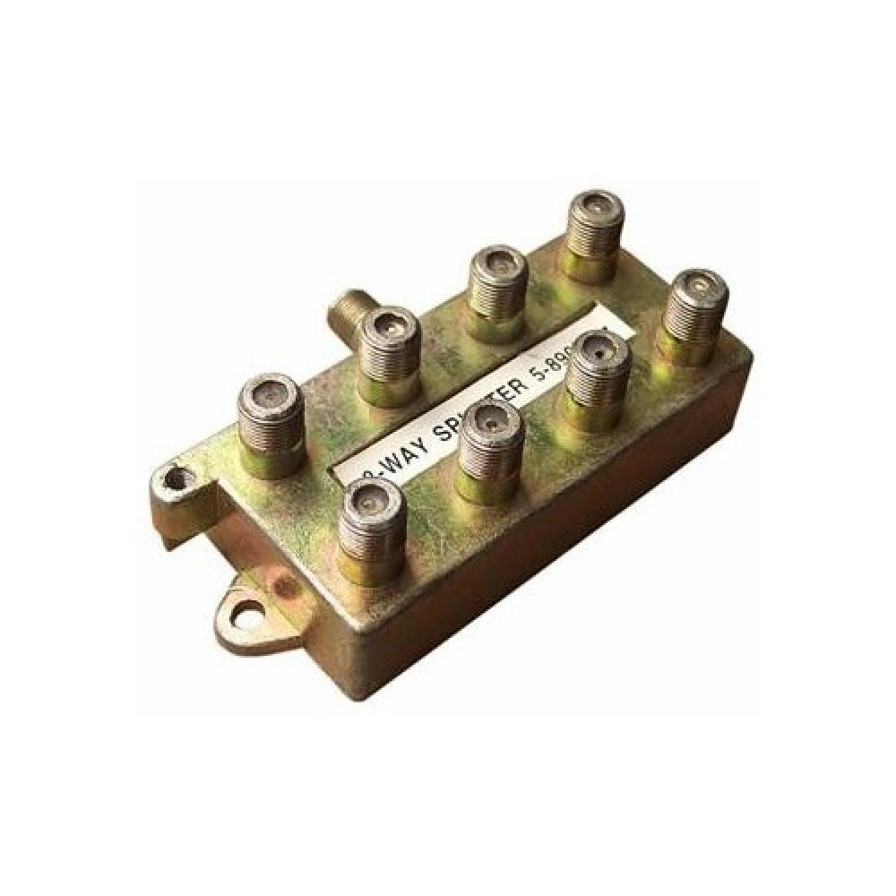 8 Way Splitters wGround Block 5-1000 Mhz