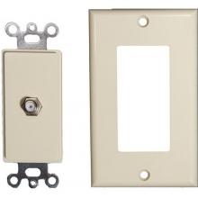 Morris 85118 - 2Pece Deco Sgl F Con WallPlat Lt. Almond