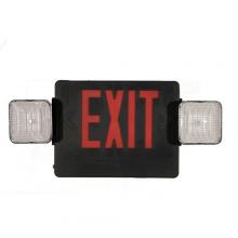 Morris 73031 - Red LED Blk Combo Exit /Em Lt