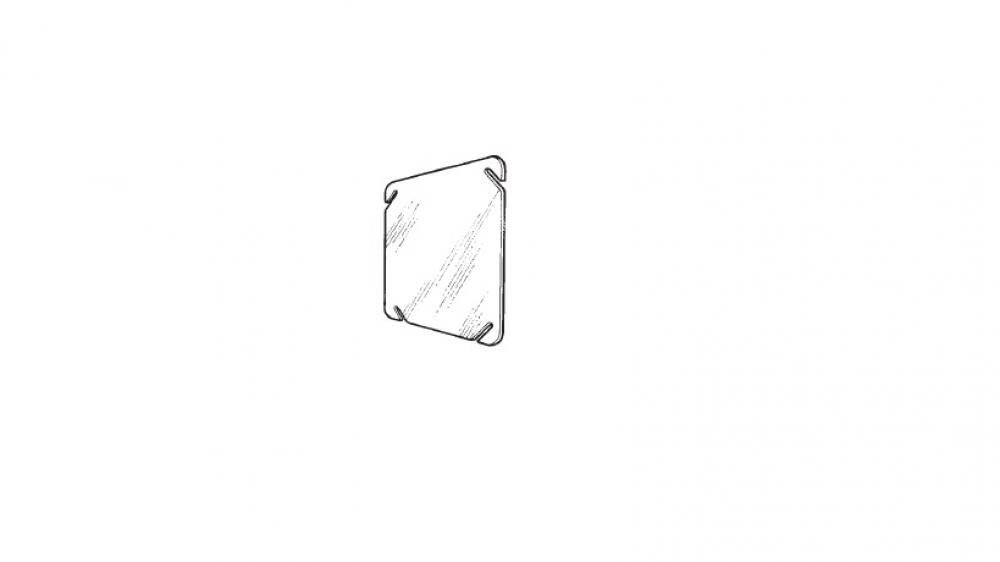 4-IN.SQUARE BLANK COVER