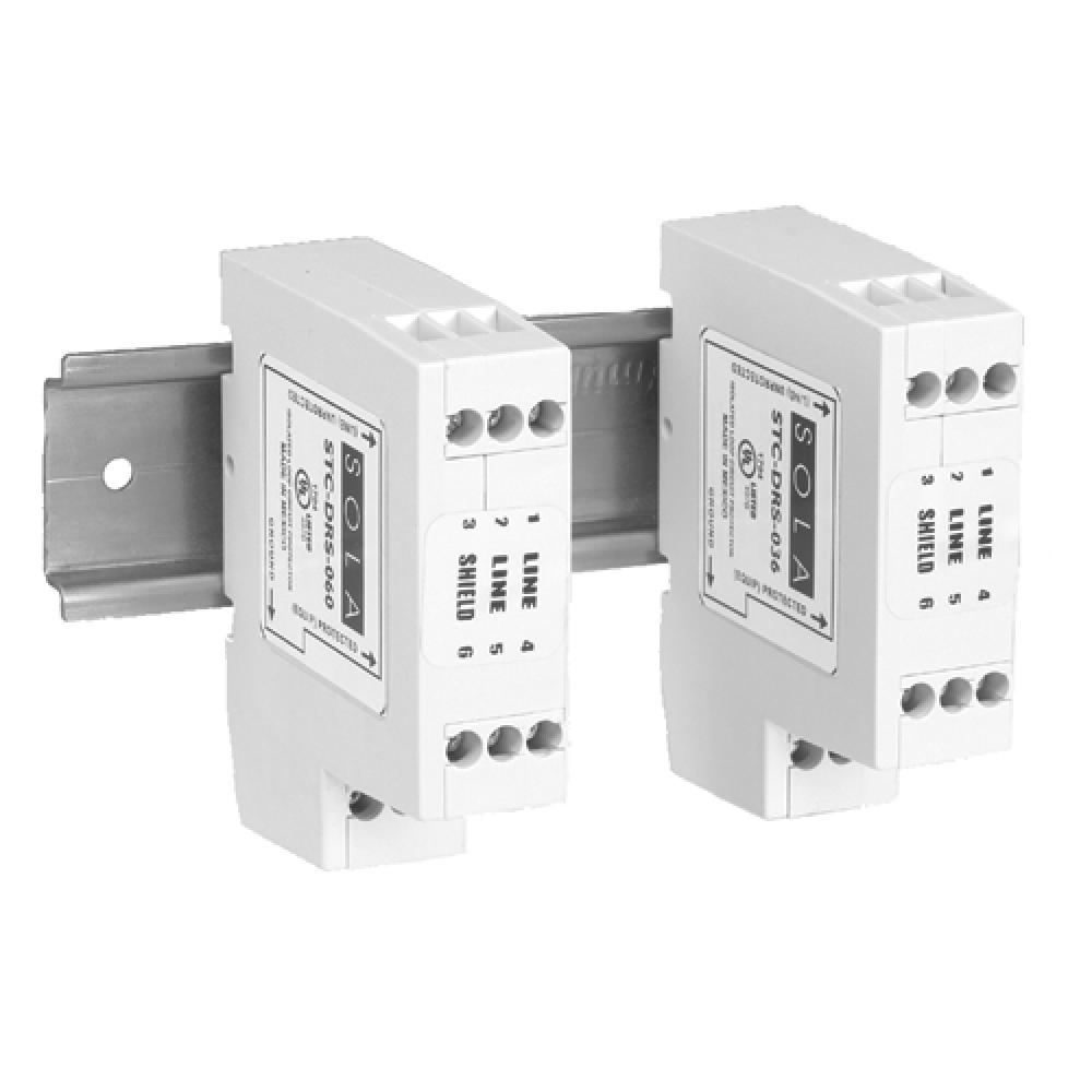 DIN RAIL SINGLE PAIR TVSS 36V