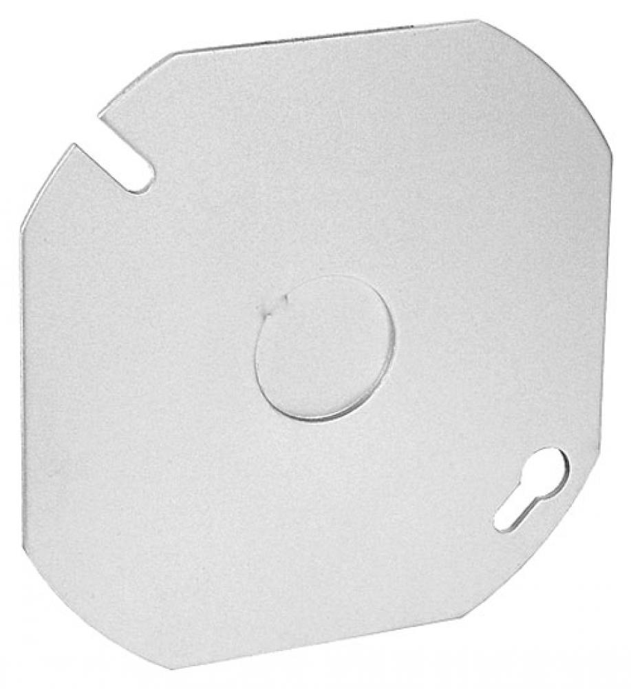 Octagon Cover Flat w/ 1/2" Knkot 4" 50pk