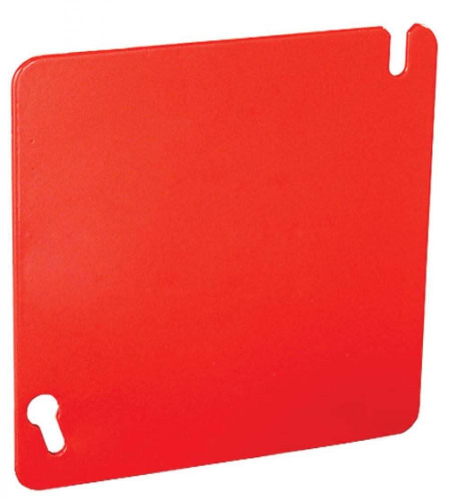 4 Square Flat Cover Red Blank