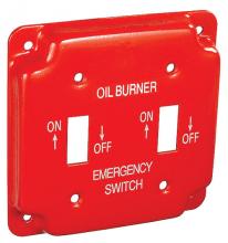 Southwire BPO-1936 - 4"Sq mrgnc On/Off 2 Tgl Swtch Old Aplcts