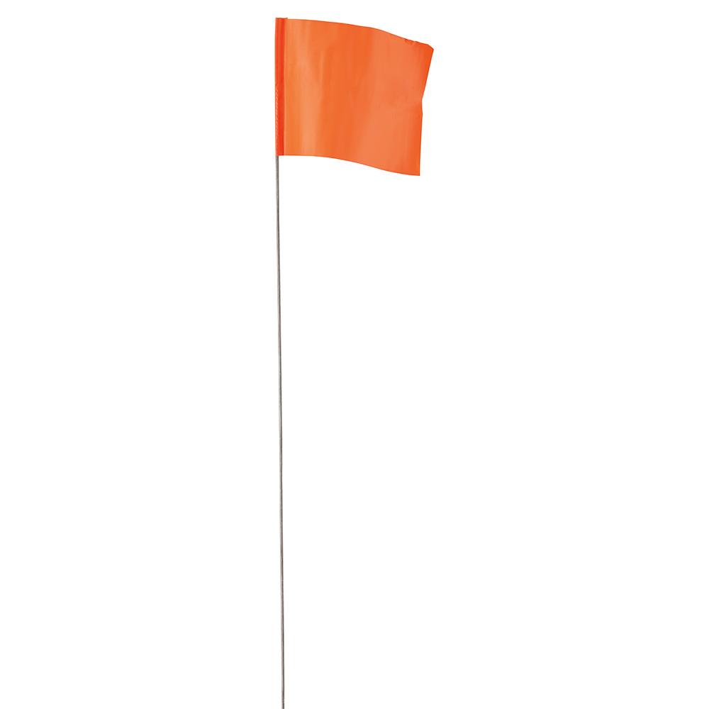 Orange Stake Flag