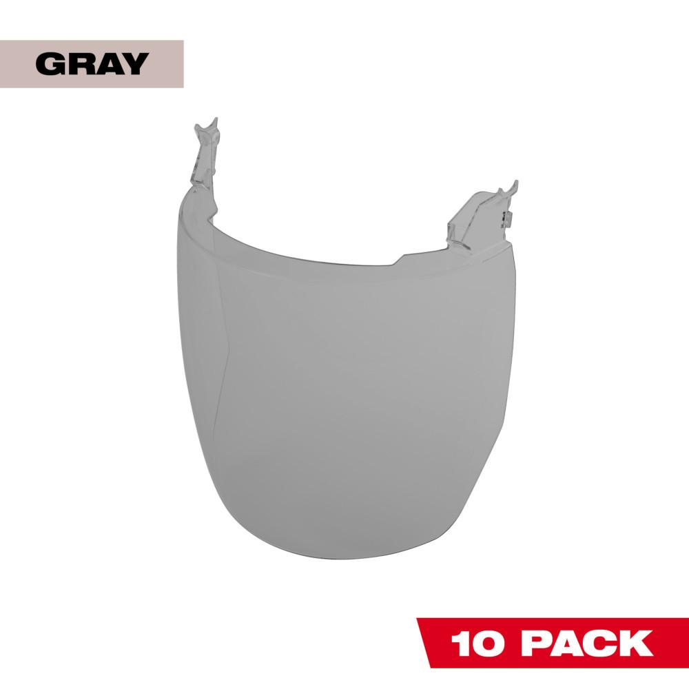 10Pk Gray Replace Shield (No Brim)