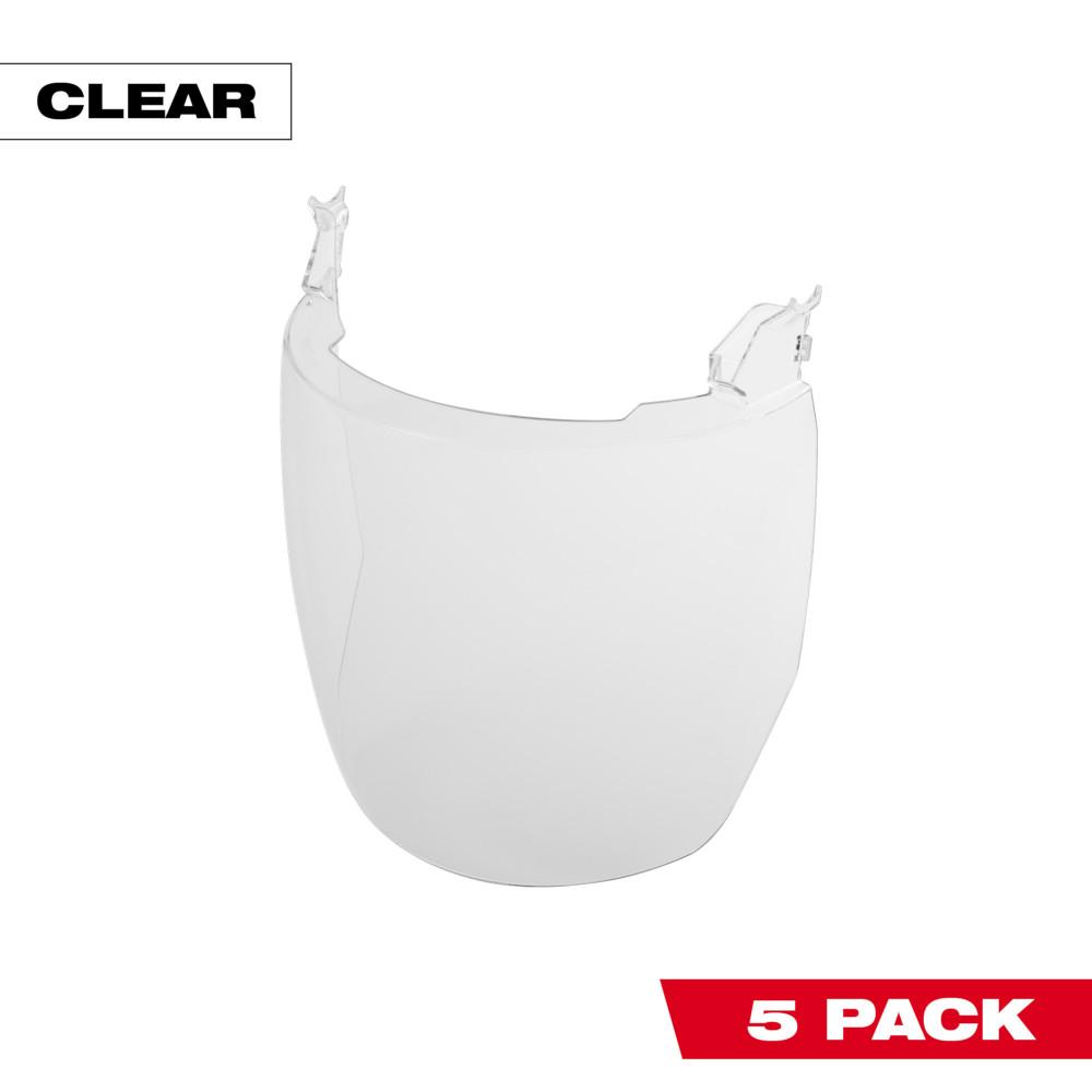 5Pk Clear Replace Shield (No Brim)