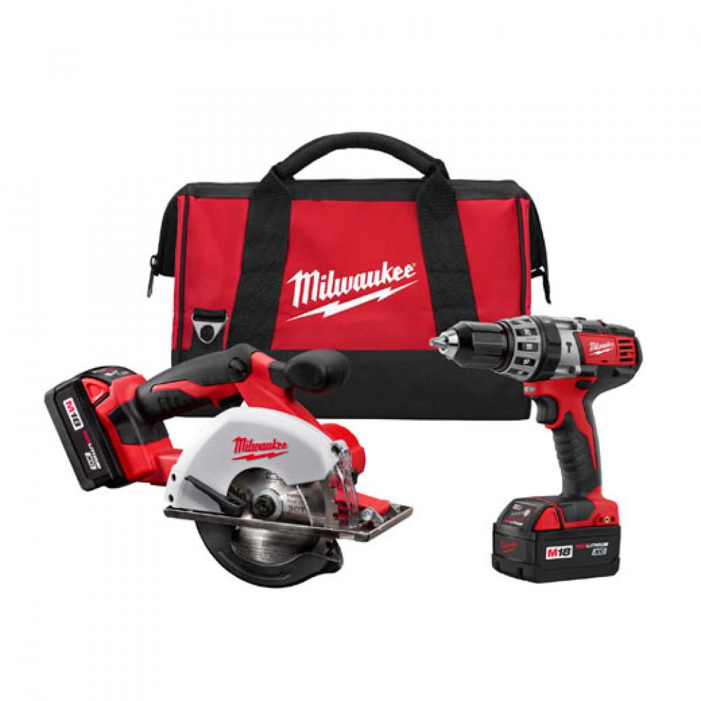 M18 2-TOOL HD/MTLSAW COMBO KIT,CONTR BAG