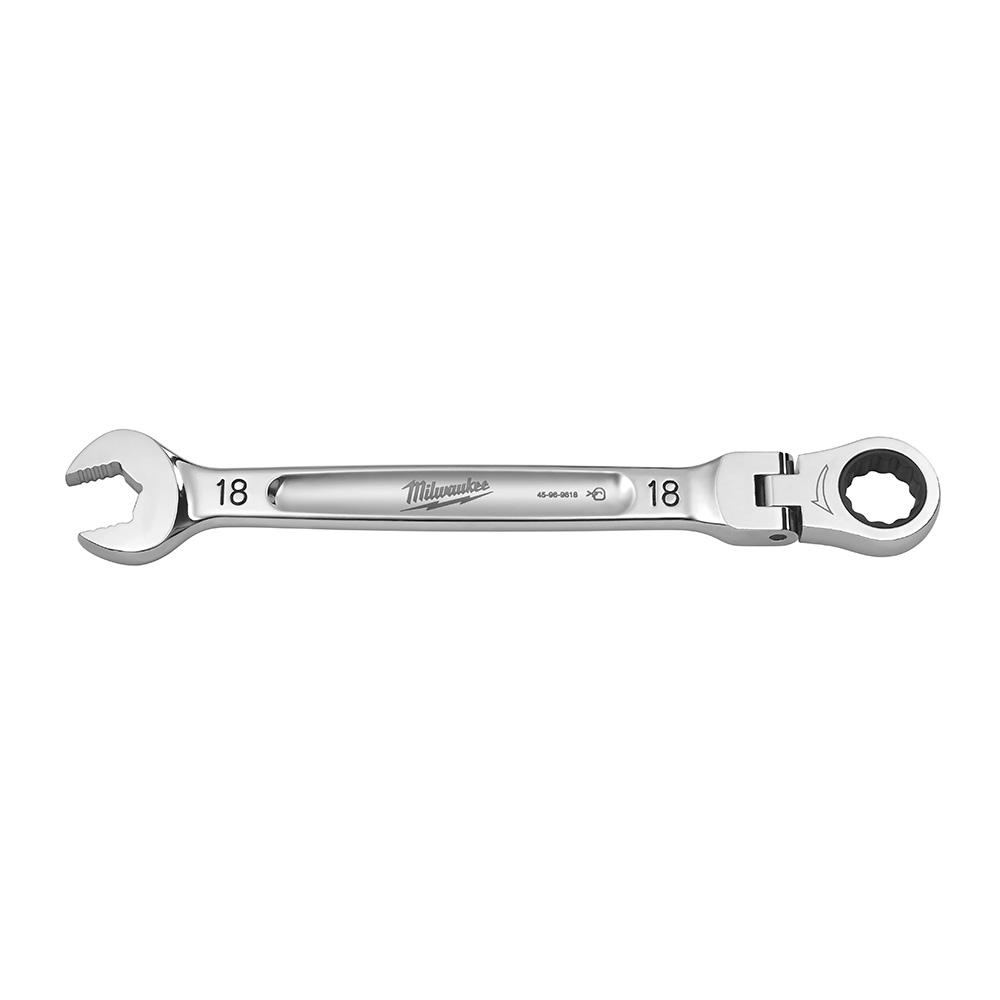 Flex head combination wrench