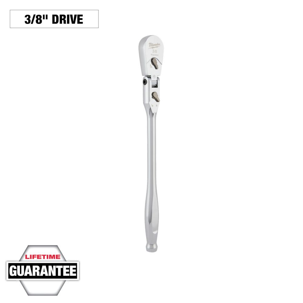 3/8" Drive 12" Flex Head Ratchet