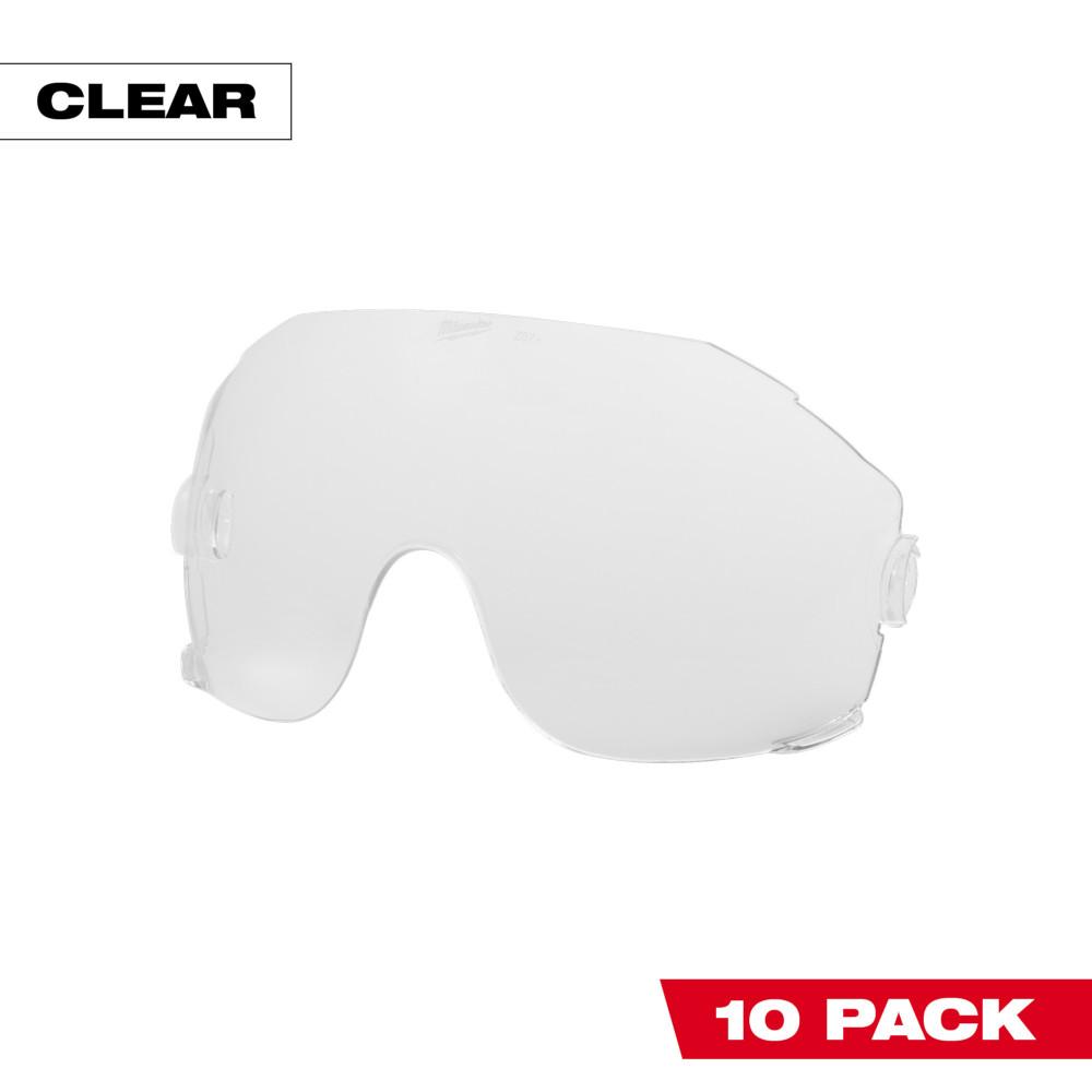 10 Pk Clear Replacement Visor