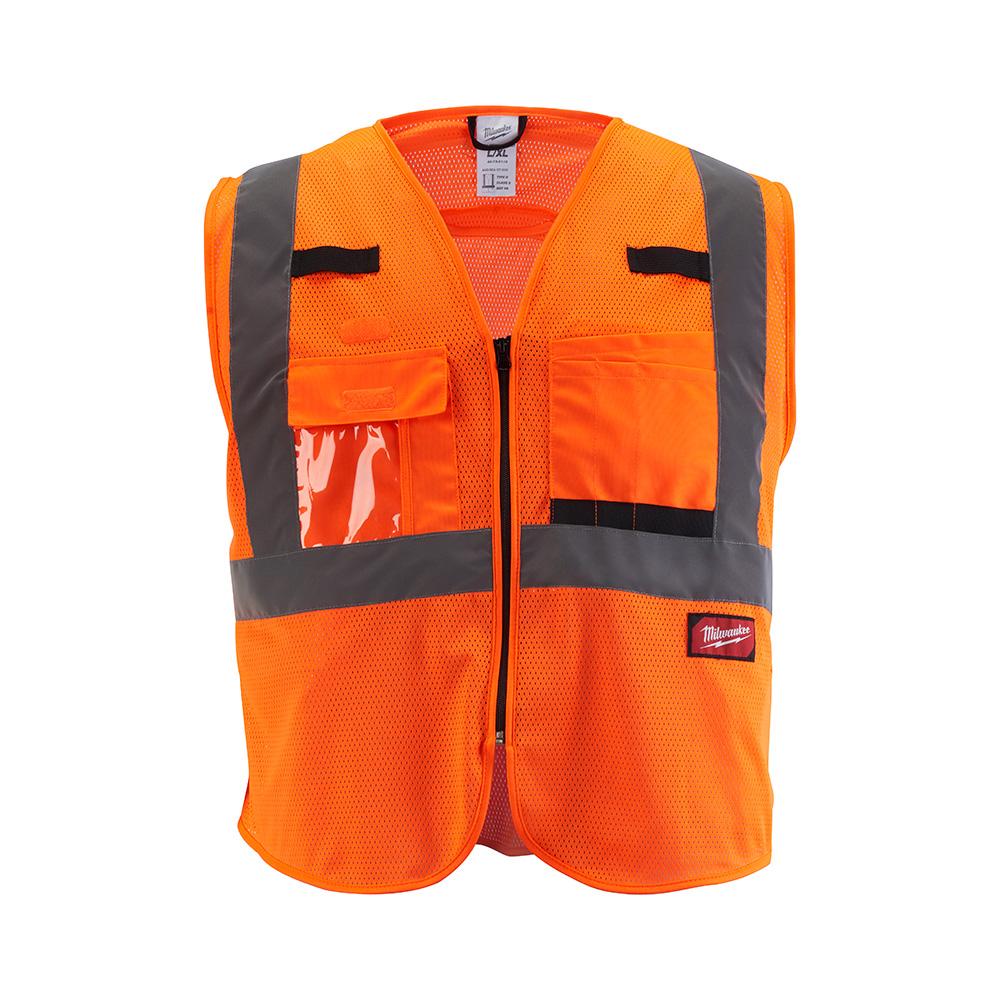 CL2 ORANGE MESH VEST - L/XL