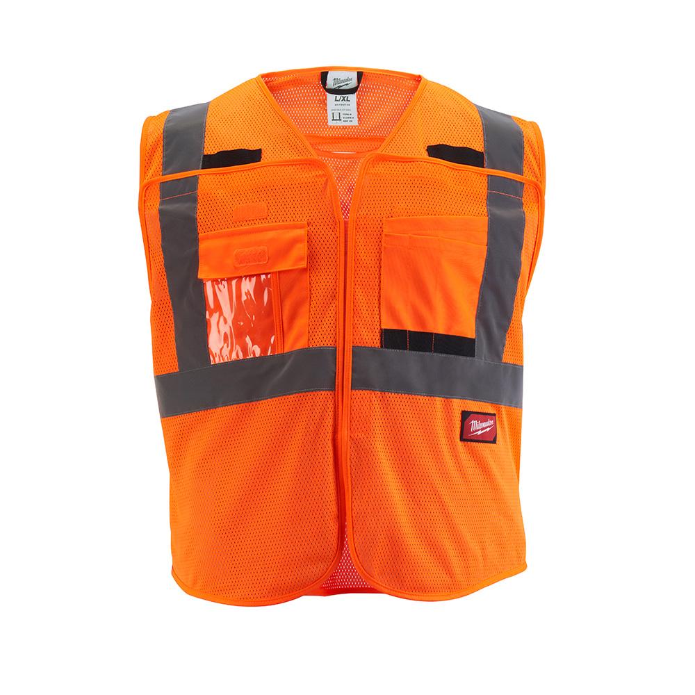 CL2 BRKAWAY ORANGE MESH VEST - S/M