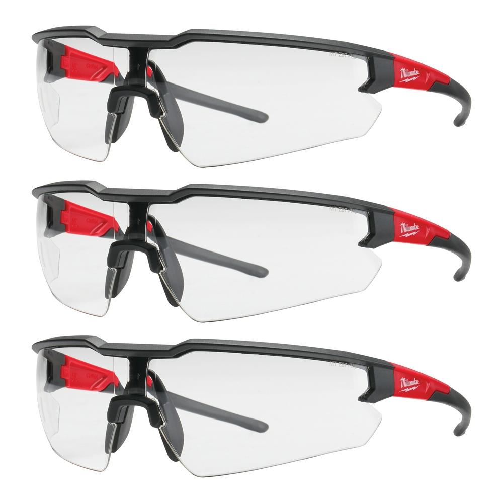 3PK Clear Anti-Scratch Glasses