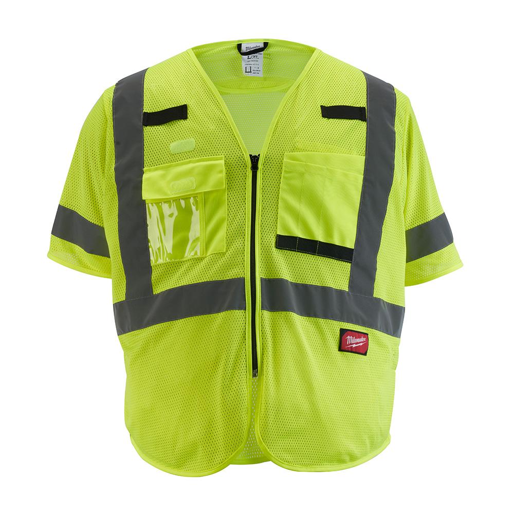 CL3 YELLOW MESH VEST - L/XL