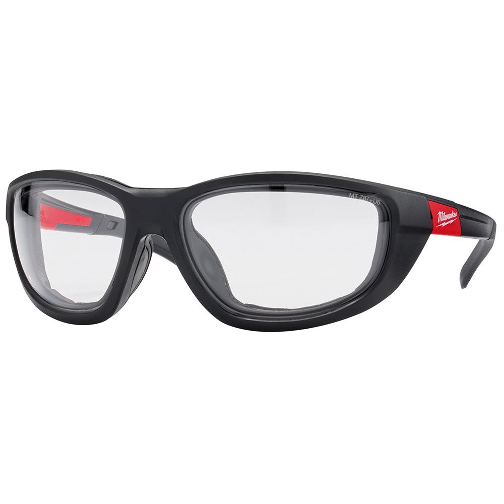 Clr Hi Prfrm Sfty Glasses w/Gasket