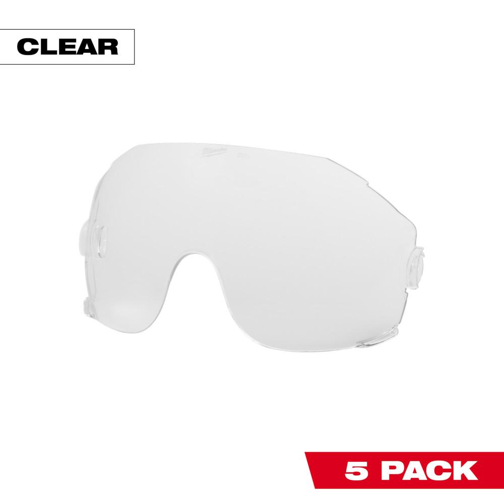 5 Pk Clear Replacement Visor