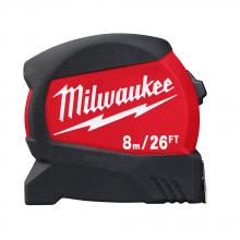 Milwaukee Electric Tool 48-22-0426 - 8M/26Ft Cmpct Wide Bld Tape Measure