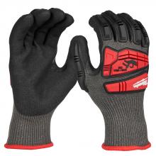 Milwaukee Electric Tool 48-73-8153 - Impact Cut 5 Nitrile Dip Glove-XL