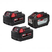 Milwaukee Electric Tool 48-11-1812P5 - M18 HD12.0AH Battery w/(2) XC5.0AH