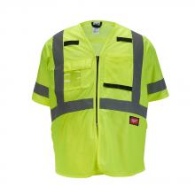 Milwaukee Electric Tool 48-73-5143 - CL3 YELLOW SOLID VEST - 2XL/3XL