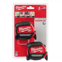 Milwaukee Electric Tool 48-22-0125G - 25 Ft. Mag Tape Measure BOGO