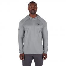 Milwaukee Electric Tool M550G-L - WORKSKIN™ Hooded Shirt - Gray L