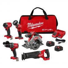 Milwaukee Electric Tool 3697-25 - M18 5PC Combo Kit