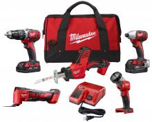 Milwaukee Electric Tool 2694-25CX - 5-Tool Combo Kit