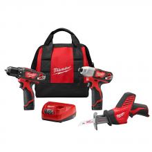 Milwaukee Electric Tool 2498-23 - M12™ Cordless Lithium-ion Combo Kit