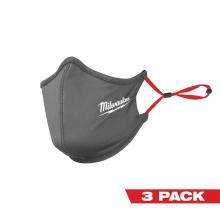 Milwaukee Electric Tool 48-73-4231 - 3PK 2-Layer Gray Face Mask