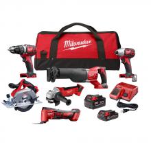 Milwaukee Electric Tool 2697-26 - M18 6PC Combo Kit