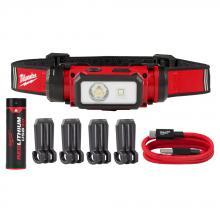 Milwaukee Electric Tool 2163-21 - RLUSB Hard Hat Headlamp