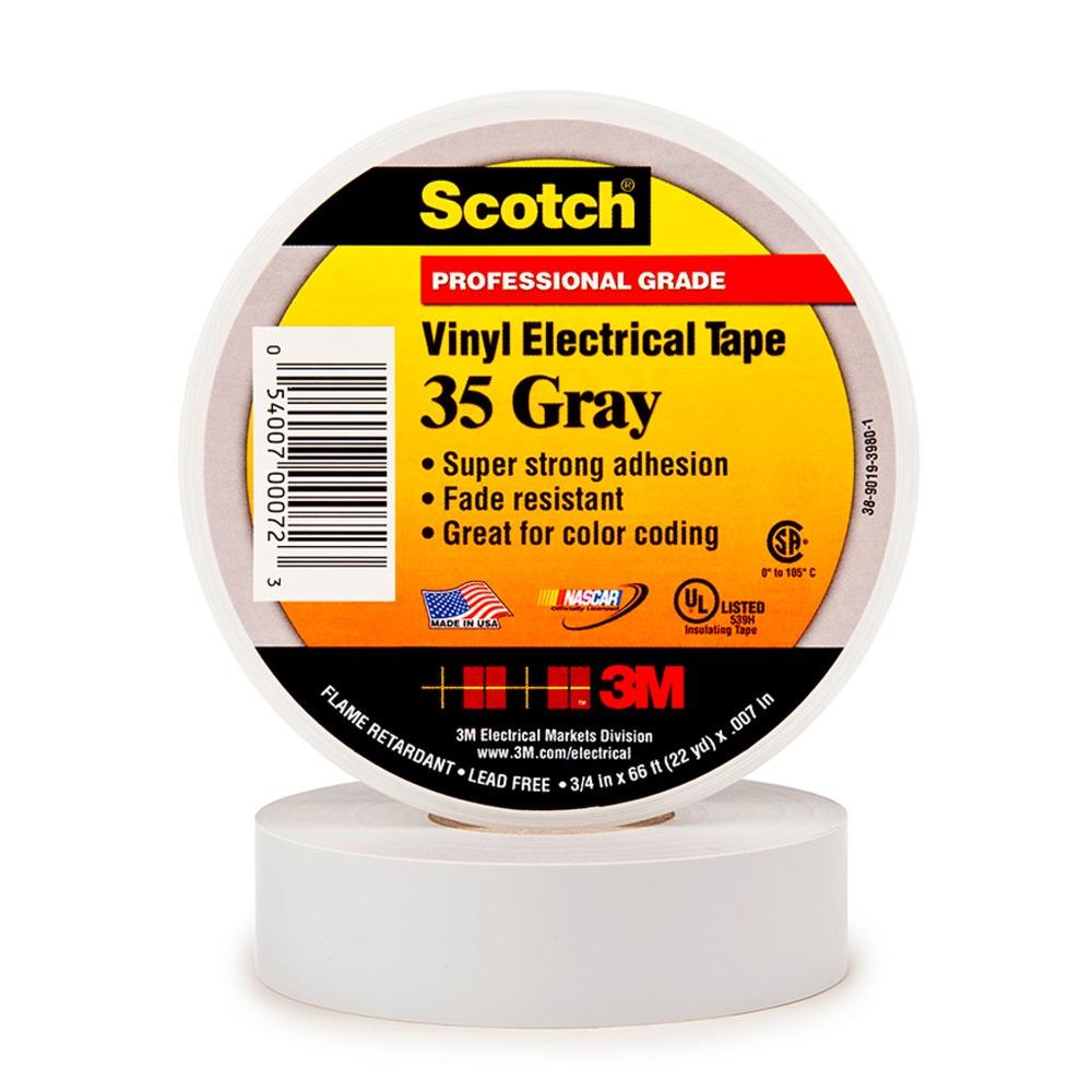 35 GRAY 3/4" X 66' VHU VINYL TAPE