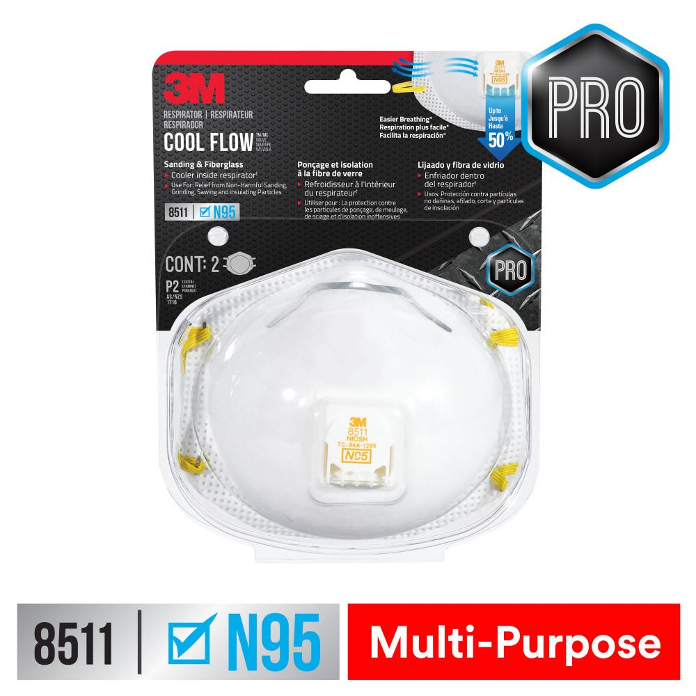 3M Particulate Sanding Valved Respirator 8511