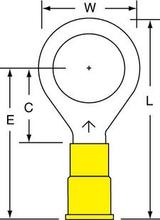 3M Electrical Products MV10-12RX - MMV10 12RX RING VINYL