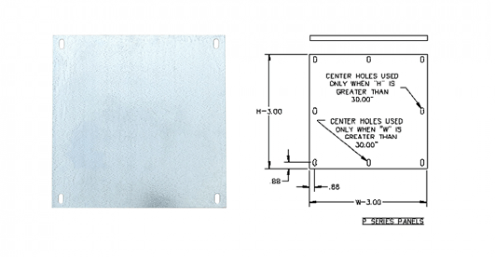 GALVPNL TYP4 12 & 3R ENCLOSURES 22381