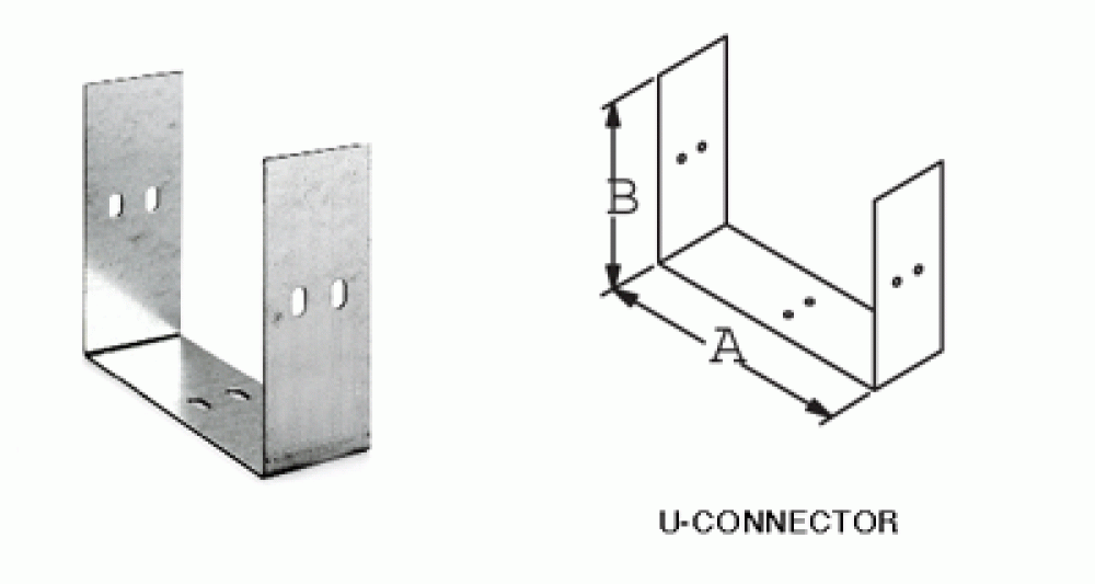 PNTD U CONNECTOR FOR 12x12 WREWY 24972