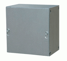 E-Box 48366SCKO - GALVANIZED SCREW COVER W/ KO'S TYPE 1