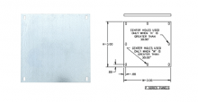 E-Box G1612P - GALVPNL TYP4 12 & 3R ENCLOSURES 22381