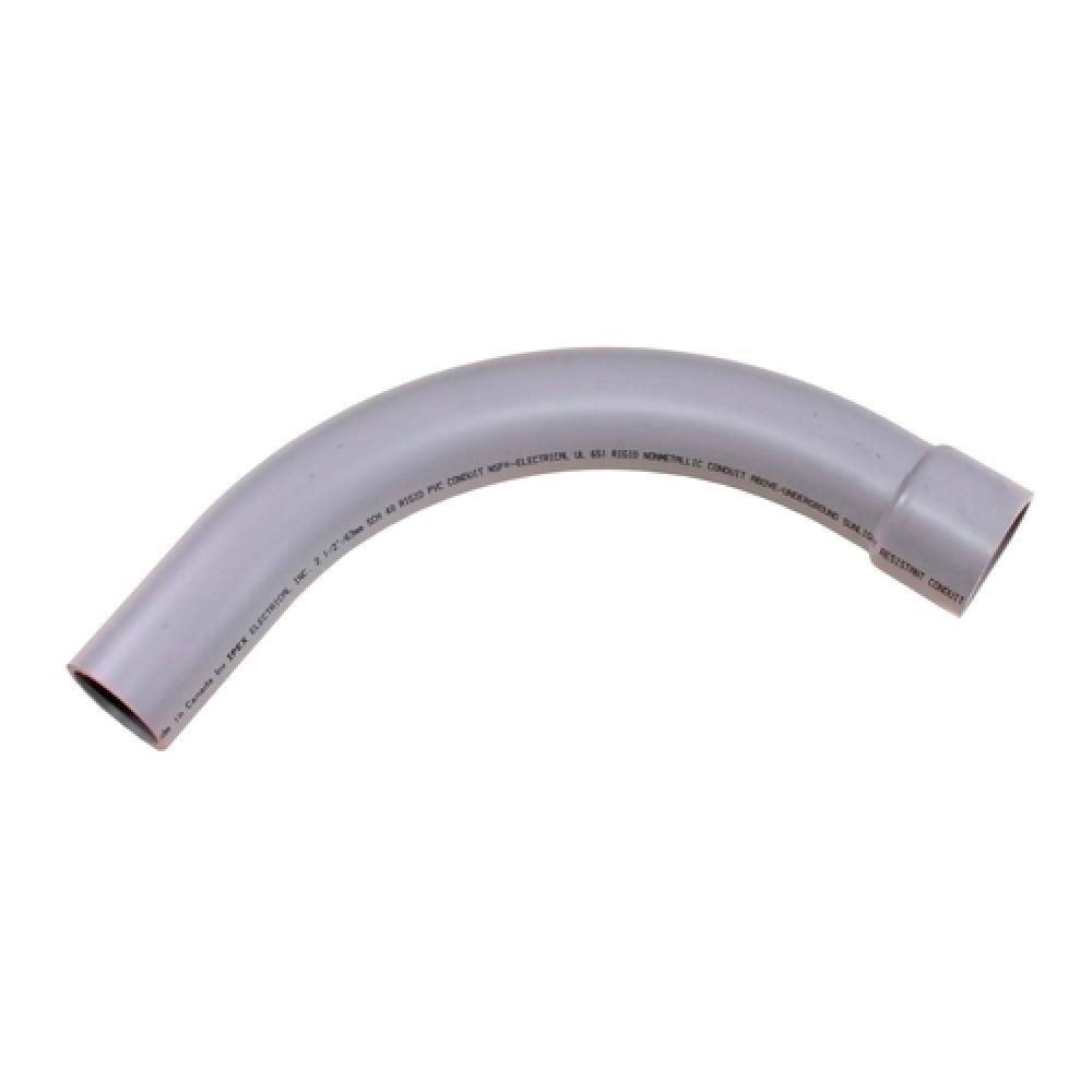 2 1/2"x90D PVC STD ELBOW SPxBE SCEPTER/KRALO