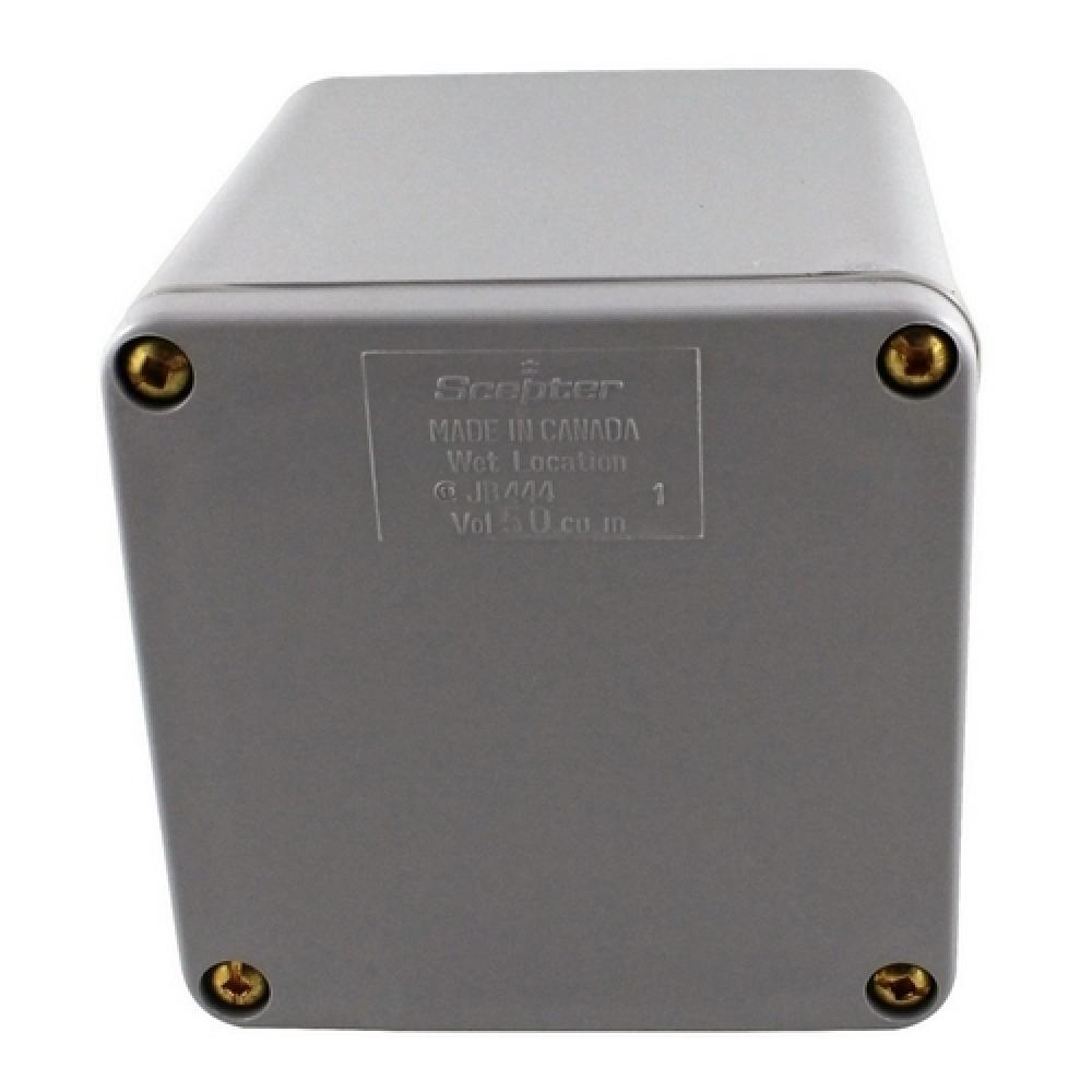 4"x4"x4" PVC JUNCTION BOX W/ GSKT SC