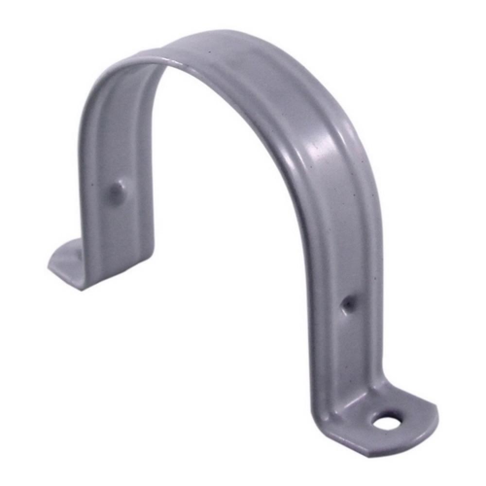 5" PVC COATED GALV. METAL PIPE STRAP 2 HOLE