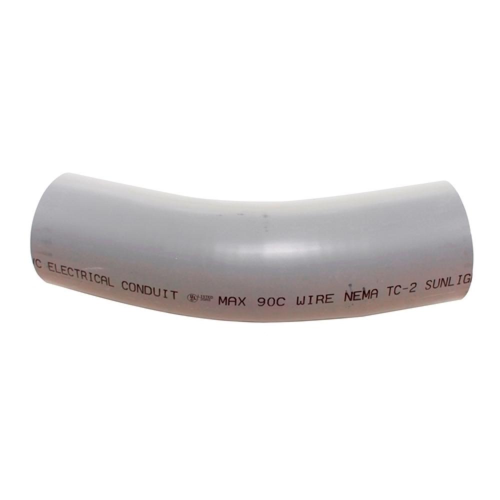 3 1/2"x22 1/2D PVC STD ELBOW SPxSP SCH40 SCE