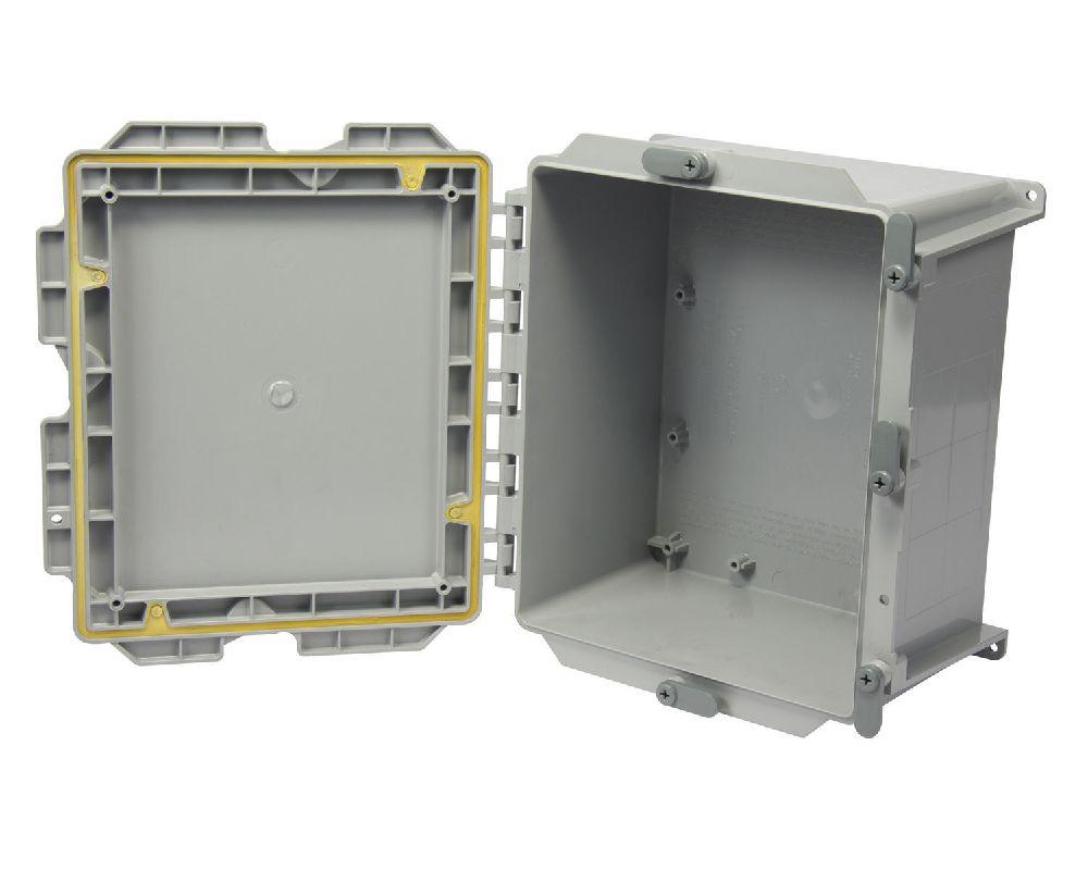 12"x10"x6" PVC JUNCTION BOX HINGED S