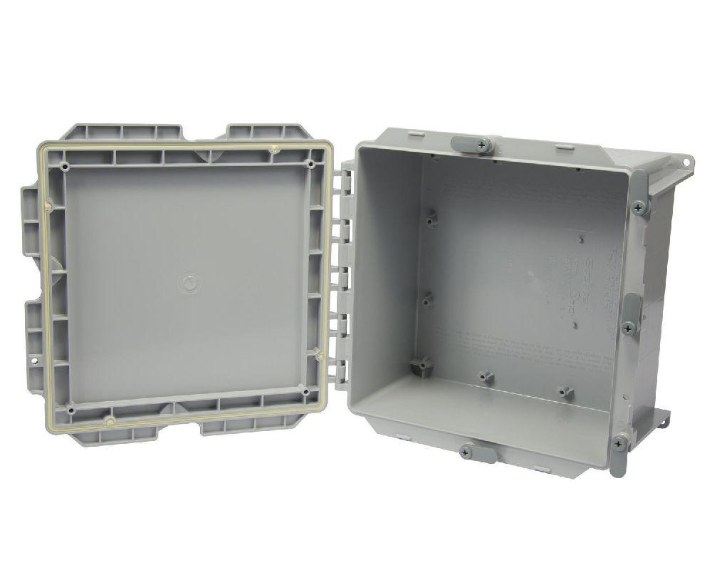 12"x12"x8" PVC JUNCTION BOX HINGED S