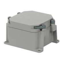 Ipex USA LLC 277000 - 4"x4"x2" PVC JUNCTION BOX GREY SCEPT