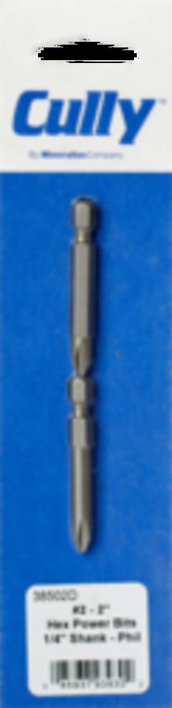 #2-2 PHILLIPS HEX PWR BIT 2PK