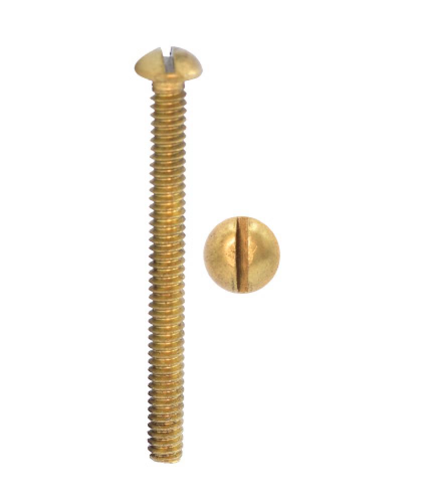 10-32 X 3/4 RHMS SLOT BRASS