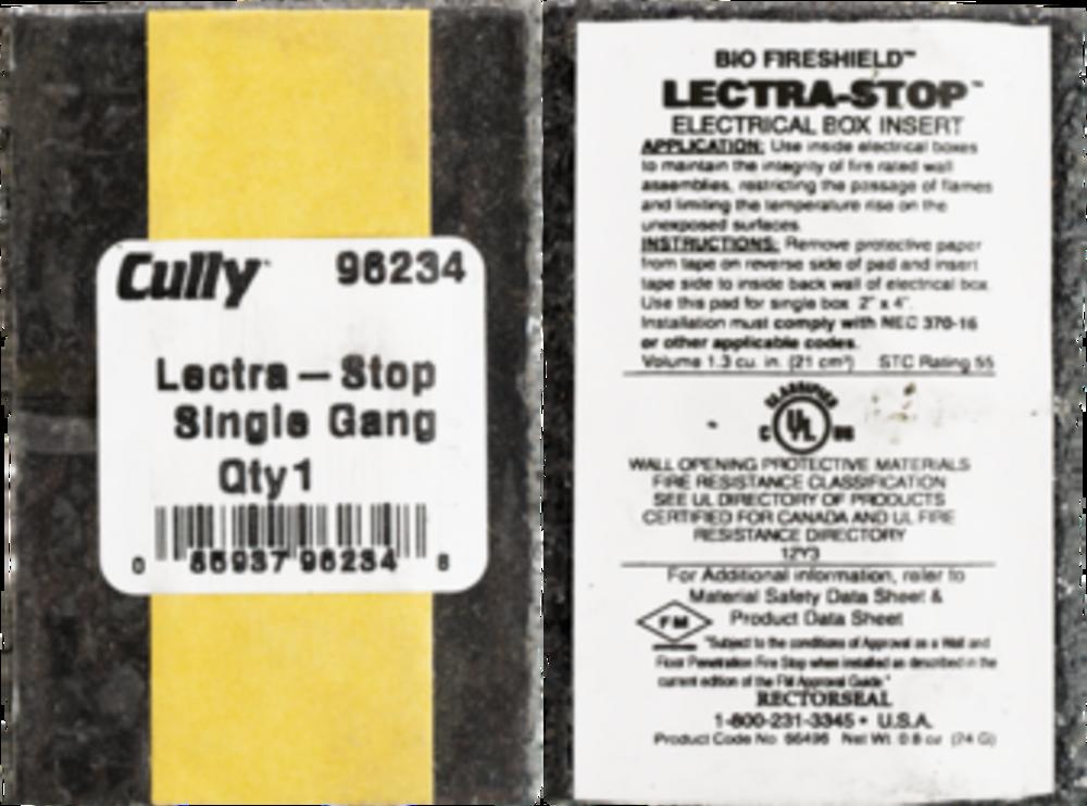 LECTRA-STOP SINGLE GANG